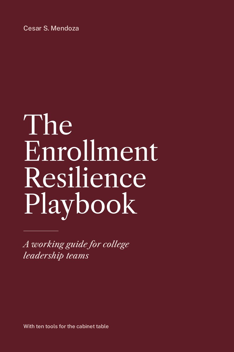 Cover of The Enrollment Resilience Playbook